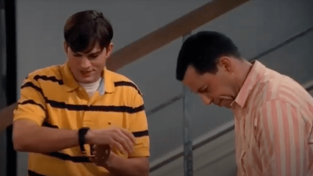 Two and a half Men Uhren Alan Harper Walden Schmidt Ashton Kutcher Rolex Day Date Casio